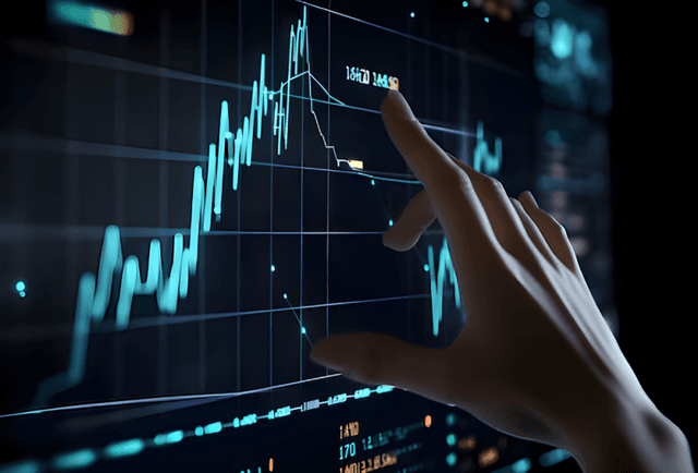 Financial data analytics visualization